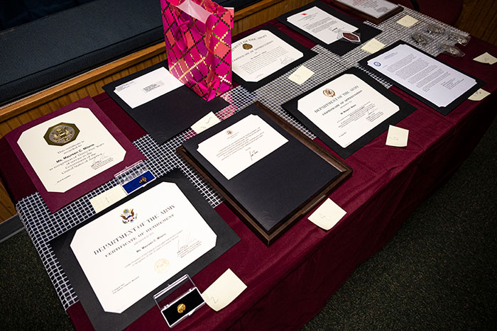 Awards, certificates, and gifts 
