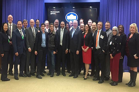 Participants at the White House's Manufacturing USA event