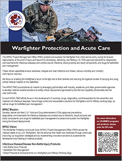 Warfighter Protection flyer